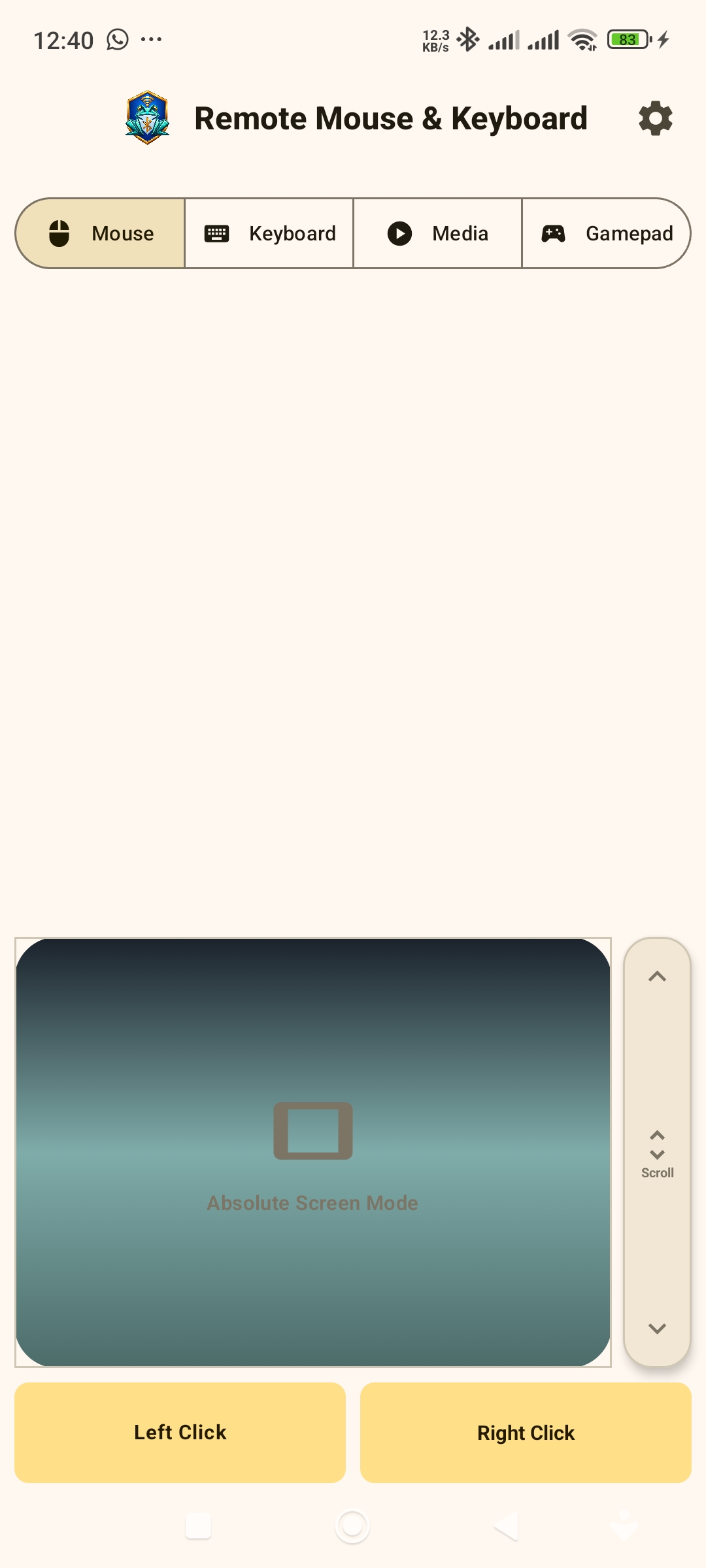 Absolute Screen Mode