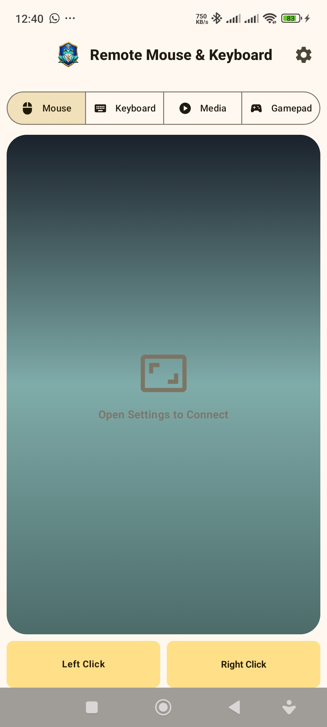 Trackpad interface preview