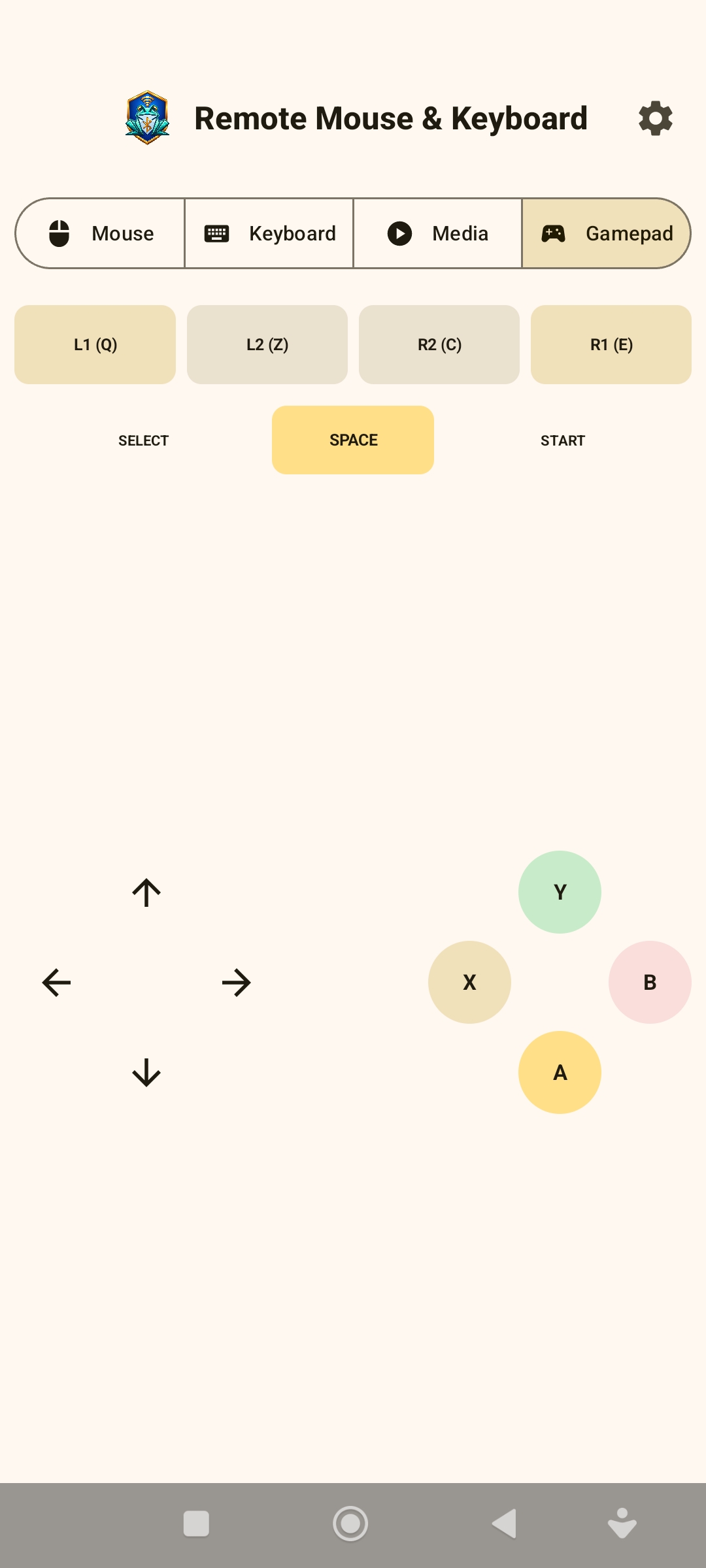 Virtual Gamepad Controller